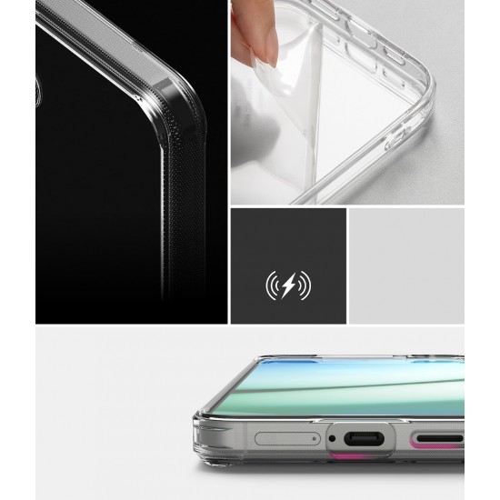 Θήκη Σιλικόνης Ringke Fusion polycarbonate case with TPU frame for Samsung Galaxy S25 Clear (F983R52) Θήκη Σιλικόνης Ringke Fusion polycarbonate case with TPU frame for Samsung Galaxy S25 Clear (F983R52)