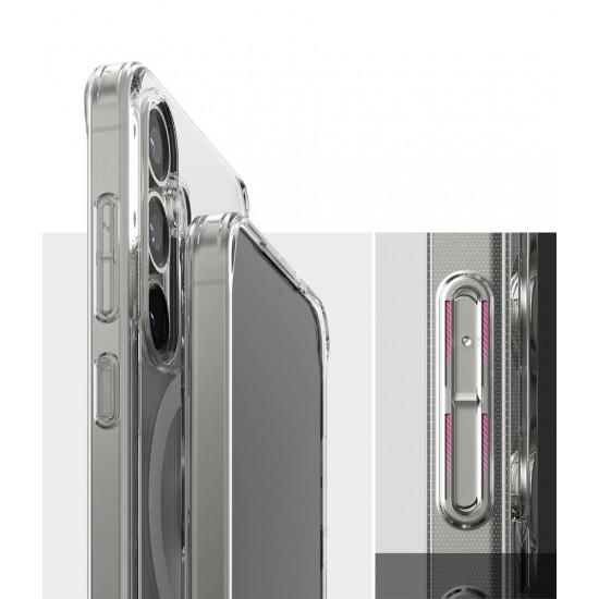 Θήκη Σιλικόνης Ringke Fusion Magnetic polycarbonate case with TPU frame for Samsung Galaxy S25 Clear (FMG983R52) Θήκη Σιλικόνης Ringke Fusion Magnetic polycarbonate case with TPU frame for Samsung Galaxy S25 Clear (FMG983R52)
