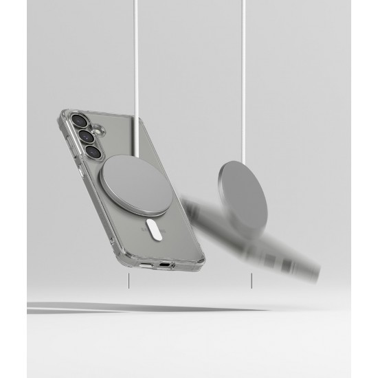 Θήκη Σιλικόνης Ringke Fusion Magnetic polycarbonate case with TPU frame for Samsung Galaxy S25 Clear (FMG983R52) Θήκη Σιλικόνης Ringke Fusion Magnetic polycarbonate case with TPU frame for Samsung Galaxy S25 Clear (FMG983R52)