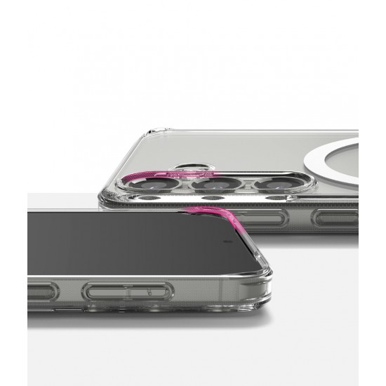 Θήκη Σιλικόνης Ringke Fusion Magnetic polycarbonate case with TPU frame for Samsung Galaxy S25 Clear (FMG983R52) Θήκη Σιλικόνης Ringke Fusion Magnetic polycarbonate case with TPU frame for Samsung Galaxy S25 Clear (FMG983R52)