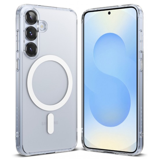 Θήκη Σιλικόνης Ringke Fusion Magnetic polycarbonate case with TPU frame for Samsung Galaxy S25 Clear (FMG983R52) Θήκη Σιλικόνης Ringke Fusion Magnetic polycarbonate case with TPU frame for Samsung Galaxy S25 Clear (FMG983R52)
