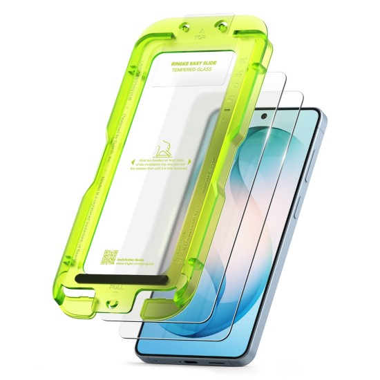 Γυαλί Προστασίας Ringke Easy Slide Tempered Glass Screen Protector for Galaxy S26 (2 Τεμάχια) (G4as1229)