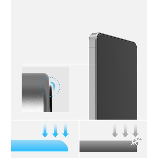 Γυαλί Προστασίας Ringke Easy Slide Tempered Glass Screen Protector for Galaxy S26 (2 Τεμάχια) (G4as1229)