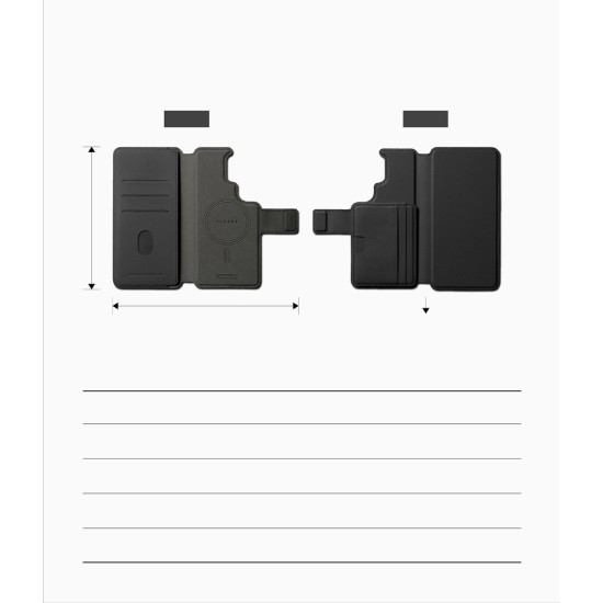 Αποσπώμενο κάλυμμα πορτοφολιού Ringke Folio Wallet Magnetic for Galaxy S26 Ultra black (FGSWM1244R55) Αποσπώμενο κάλυμμα πορτοφολιού Ringke Folio Wallet Magnetic for Galaxy S26 Ultra black (FGSWM1244R55)