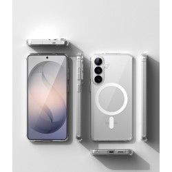 Θήκη Σιλικόνης Ringke Fusion Magnetic polycarbonate case with TPU frame for Samsung Galaxy S26 Clear (FMG1246E52)