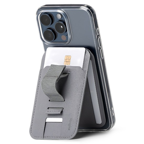MagSafe Wallet 3in1 – Κάρτες , Βάση & Κράτημα RInge LIght Gray (CH813S01RS) MagSafe Wallet 3in1 – Κάρτες , Βάση & Κράτημα RInge LIght Gray (CH813S01RS)