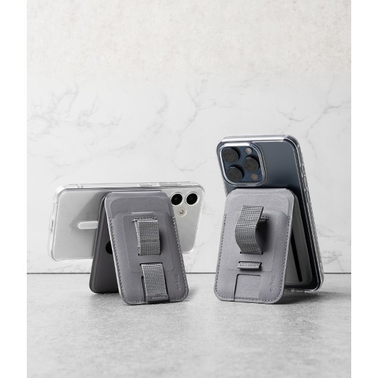MagSafe Wallet 3in1 – Κάρτες , Βάση & Κράτημα RInge LIght Gray (CH813S01RS) MagSafe Wallet 3in1 – Κάρτες , Βάση & Κράτημα RInge LIght Gray (CH813S01RS)