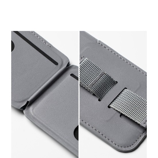 MagSafe Wallet 3in1 – Κάρτες , Βάση & Κράτημα RInge LIght Gray (CH813S01RS) MagSafe Wallet 3in1 – Κάρτες , Βάση & Κράτημα RInge LIght Gray (CH813S01RS)