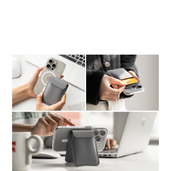 MagSafe Wallet Βάση & Θήκη Καρτών RInge LIght Gray (CH785S01RS) MagSafe Wallet Βάση & Θήκη Καρτών RInge LIght Gray (CH785S01RS)