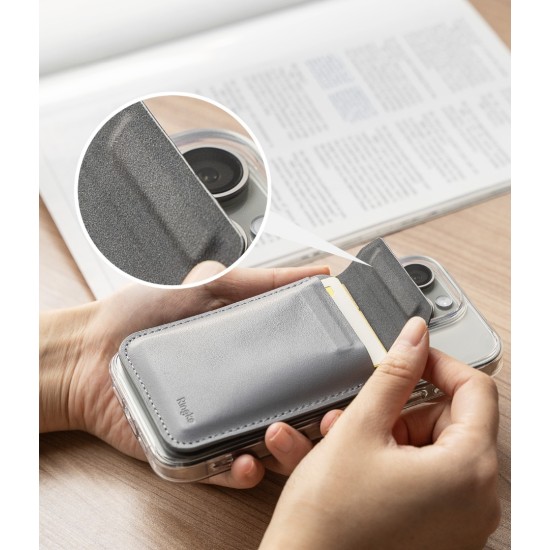 MagSafe Wallet Βάση & Θήκη Καρτών RInge LIght Gray (CH785S01RS) MagSafe Wallet Βάση & Θήκη Καρτών RInge LIght Gray (CH785S01RS)