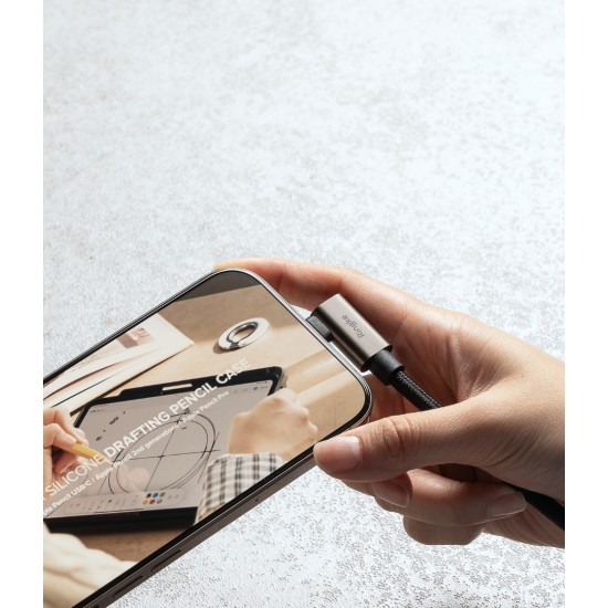 Καλώδιο Ringke Fast Charging 90 Degree Cable USB 3.2 Gen 2x2 USB-C 2m Black (CB1024S02RS) Καλώδιο Ringke Fast Charging 90 Degree Cable USB 3.2 Gen 2x2 USB-C 2m Black (CB1024S02RS)