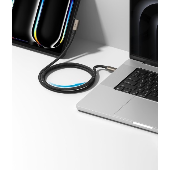 Καλώδιο Ringke Fast Charging 90 Degree Cable USB 3.2 Gen 2x2 USB-C 2m Black (CB1024S02RS) Καλώδιο Ringke Fast Charging 90 Degree Cable USB 3.2 Gen 2x2 USB-C 2m Black (CB1024S02RS)