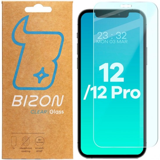 Γυαλί Προστασίας Bizon Glass Clear 2 Apple iPhone 12 / 12 Pro
