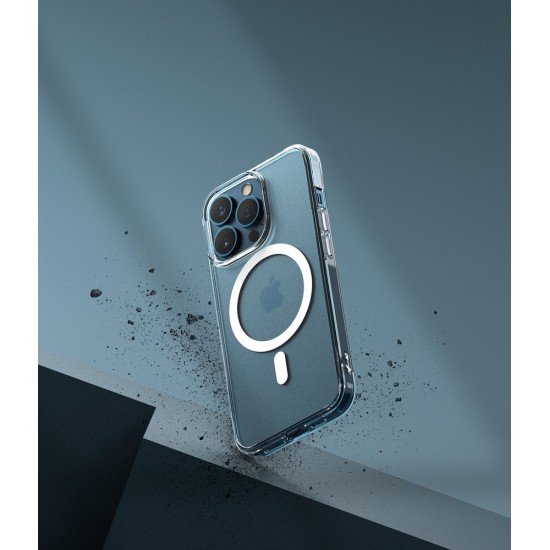 Θήκη Σιλικόνης Ringke Fusion Magnetic hard case with TPU frame for iPhone 13 Pro Max transparent (FMGM553E52) (MagSafe compatible)