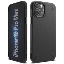 Θήκη Σιλικόνης Ringke Onyx Durable TPU Case Cover For iPhone 12 Pro Max black (OXAP0023)