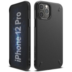 Θήκη Σιλικόνης Ringke Onyx Durable TPU Case Cover For iPhone 12 Pro / iPhone 12 black (OXAP0022)