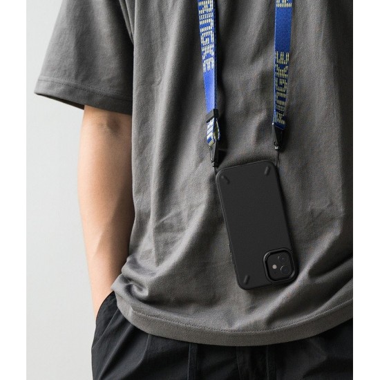 Θήκη Σιλικόνης Ringke Onyx Durable TPU Case Cover For iPhone 12 Pro / iPhone 12 black (OXAP0022)