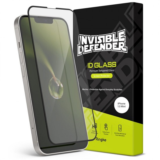 Γυαλί Προστασίας Ringke Invisible Defender ID Full Glass Tempered Glass Tough Screen Protector Full Coveraged with Frame for iPhone 13 Mini (G4as057) (case friendly) Γυαλί Προστασίας Ringke Invisible Defender ID Full Glass Tempered Glass Tough Screen Protector Full Coveraged with Frame for iPhone 13 Mini (G4as057) (case friendly)