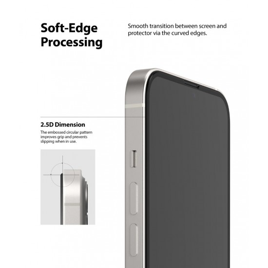 Γυαλί Προστασίας Ringke Invisible Defender ID Full Glass Tempered Glass Tough Screen Protector Full Coveraged with Frame for iPhone 13 Mini (G4as057) (case friendly) Γυαλί Προστασίας Ringke Invisible Defender ID Full Glass Tempered Glass Tough Screen Protector Full Coveraged with Frame for iPhone 13 Mini (G4as057) (case friendly)