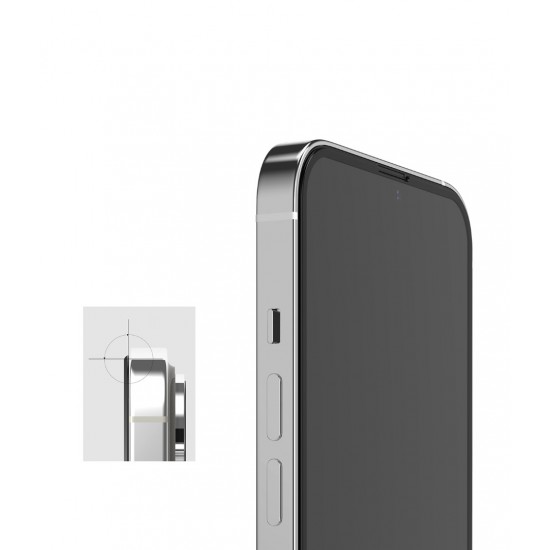 Γυαλί Προστασίας Ringke Invisible Defender ID Full Glass Tempered Glass Tough Screen Protector Full Coveraged with Frame for iPhone 14 / 13 Pro / iPhone 13 (G4as058) (case friendly)