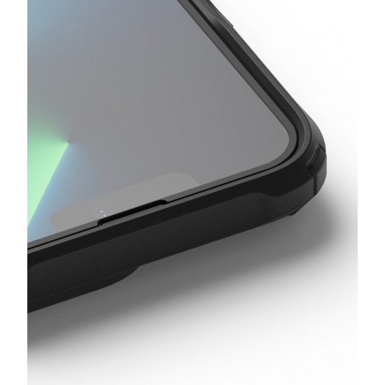 Γυαλί Προστασίας Ringke Invisible Defender ID Full Glass Tempered Glass Tough Screen Protector Full Coveraged with Frame for iPhone 14 (6.7") / 13 Pro Max / (G4as059) (case friendly)