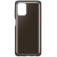 Θήκη Σιλικόνης Samsung Soft Clear Cover durable cover with gel frame and reinforced back Samsung Galaxy A02s EU black (EF-QA026TBEGEU), Black