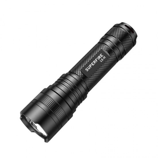 Επαναφορτιζόμενος Φακός Superfire flashlight L6-H, 750lm, USB-C