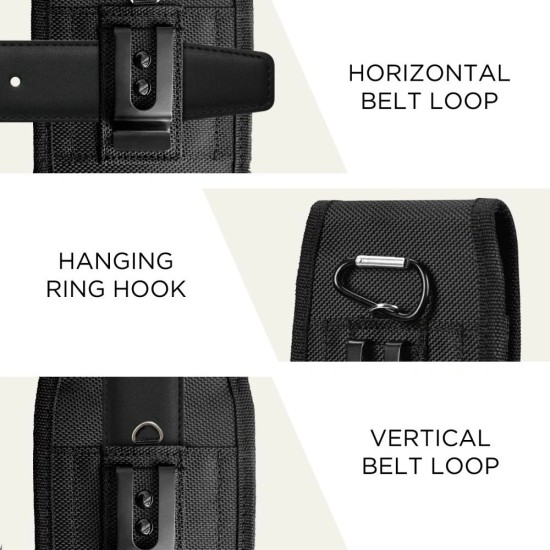 Θήκη ζώνης Tech-Protect SM85 Universal Phone Holster Pouch 5.8-6.8 Inch Black Θήκη ζώνης Tech-Protect SM85 Universal Phone Holster Pouch 5.8-6.8 Inch Black