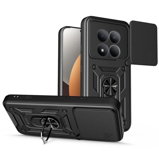 Θήκη Σιλικόνης Tech-Protect Camshield Pro Case for Xiaomi Poco M8 Pro / Redmi Note 15 Pro+ Plus 5G Matte Black