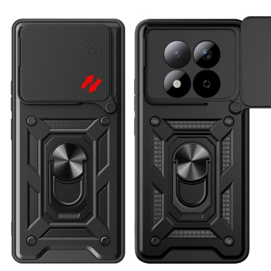 Θήκη Σιλικόνης Tech-Protect Camshield Pro Case for Xiaomi Poco M8 Pro / Redmi Note 15 Pro+ Plus 5G Matte Black