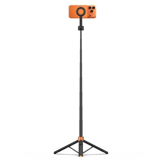 Selfie Stick tripod Tech-Protect L10S MagSafe Bluetooth Black/orange Selfie Stick tripod Tech-Protect L10S MagSafe Bluetooth Black/orange