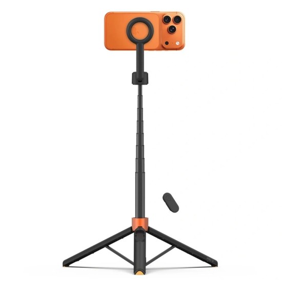 Selfie Stick tripod Tech-Protect L10S MagSafe Bluetooth Black/orange Selfie Stick tripod Tech-Protect L10S MagSafe Bluetooth Black/orange