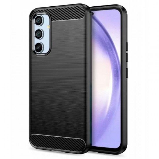 Θήκη Σιλικόνης Tech-Protect TPU Carbon Case Flexible Cover for Samsung Galaxy A54 5G Black Θήκη Σιλικόνης Tech-Protect TPU Carbon Case Flexible Cover for Samsung Galaxy A54 5G Black