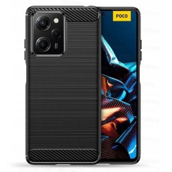 Θήκη Σιλικόνης Tech-Protect TPU Carbon Case Flexible Cover for Xiaomi Redmi Note 12 Pro  / Poco X5 Pro 5G Black