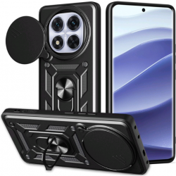 Θήκη Σιλικόνης Tech-Protect CamShield Pro Xiaomi Redmi Note 14 Pro 5G / Poco X7 5G Matte Black