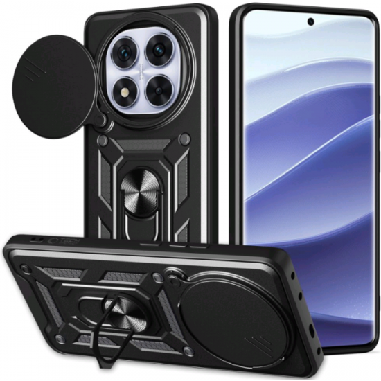 Θήκη Σιλικόνης Tech-Protect CamShield Pro Xiaomi Redmi Note 14 Pro 5G / Poco X7 5G Matte Black Θήκη Σιλικόνης Tech-Protect CamShield Pro Xiaomi Redmi Note 14 Pro 5G / Poco X7 5G Matte Black