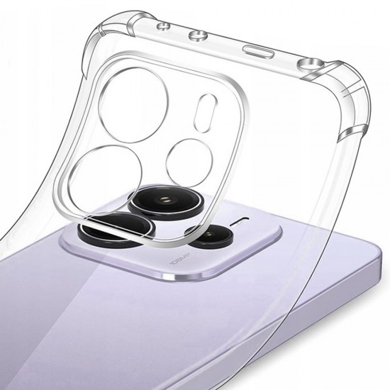 Θήκη Σιλικόνης Techsuit - Shockproof Clear Silicone MagSafe - Xiaomi Redmi Note 14 4G - Clear Θήκη Σιλικόνης Techsuit - Shockproof Clear Silicone MagSafe - Xiaomi Redmi Note 14 4G - Clear