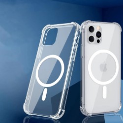 Θήκη Σιλικόνης Techsuit - Shockproof Clear Silicone MagSafe - Xiaomi Redmi Note 14 4G - Clear Θήκη Σιλικόνης Techsuit - Shockproof Clear Silicone MagSafe - Xiaomi Redmi Note 14 4G - Clear