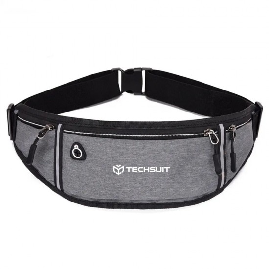 Θήκη Techsuit - Waist Bag (CWB3) - with Belt for Recreational Activity, Fitness (Until 6.5") - Grey Θήκη Techsuit - Waist Bag (CWB3) - with Belt for Recreational Activity, Fitness (Until 6.5") - Grey