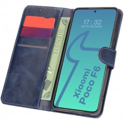 Θήκη Βιβλίο Bizon Case Pocket Xiaomi Poco X6 / Xiaomi Redmi Note 13 Pro 5G navy blue