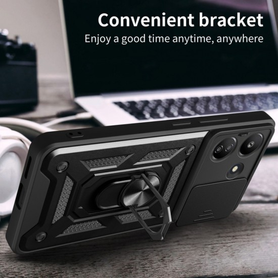 Θήκη Σιλικόνης Techsuit CamShield Series For Xiaomi Redmi 13C 4G / Poco C65 Black Θήκη Σιλικόνης Techsuit CamShield Series For Xiaomi Redmi 13C 4G / Poco C65 Black