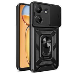 Θήκη Σιλικόνης Techsuit CamShield Series For Xiaomi Redmi 13C 4G / Poco C65 Black