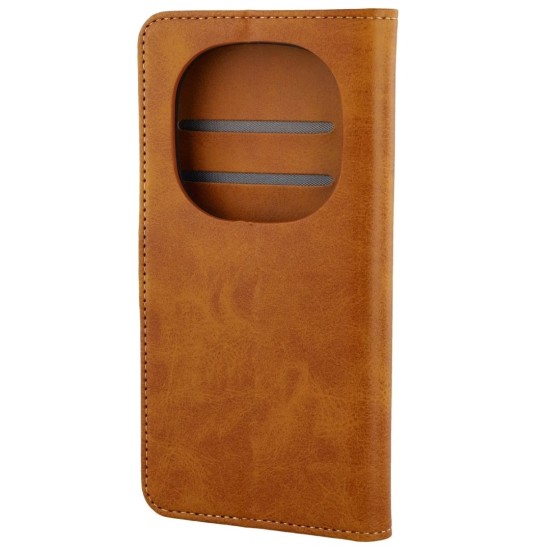 Θήκη Βιβλίο Bizon Case Pocket Xiaomi Redmi Note 15 / POCO M8 5G brown