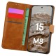 Θήκη Βιβλίο Bizon Case Pocket Xiaomi Redmi Note 15 / POCO M8 5G brown