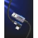 Καλώδιο Ugreen USB-C to USB-A Cable right-angled 2m Grey