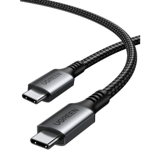 Καλώδιο Ugreen Type C to Type C Cable US567 60W 1M 3A Black Καλώδιο Ugreen Type C to Type C Cable US567 60W 1M 3A Black