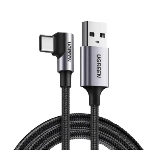Καλώδιο Ugreen USB-C to USB-A Cable right-angled 2m Grey