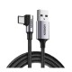 Καλώδιο Ugreen USB-C to USB-A Cable right-angled 2m Grey