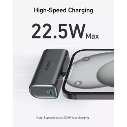 Powerbank Anker Nano 5000mAh USB-C 22.5W Black (A1653H11) Powerbank Anker Nano 5000mAh USB-C 22.5W Black (A1653H11)