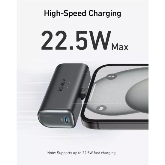 Powerbank Anker Nano 5000mAh USB-C 22.5W Black (A1653H11) Powerbank Anker Nano 5000mAh USB-C 22.5W Black (A1653H11)